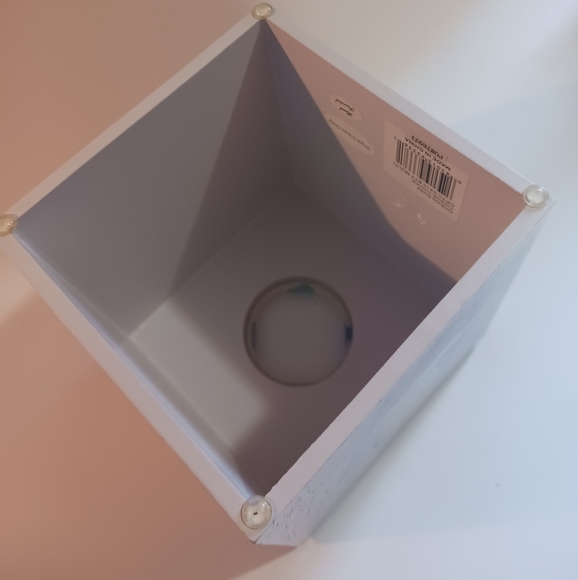 Tissue Box Handpainted Nautical Beach Island Driftwood color - Picture 4 of 8